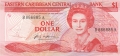East Caribbean 1 Dollar, (1985-88)